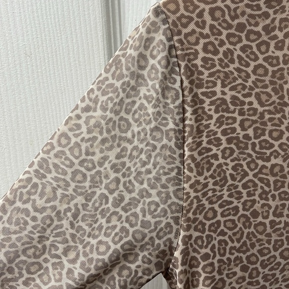 AFRM KELLEN DRESS IN FEMME LEOPARD PRINT SIZE MEDIUM - Picture 5 of 6